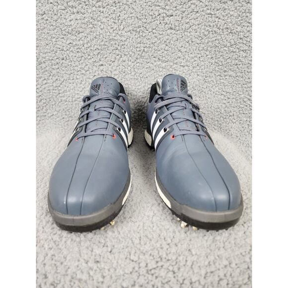 Adidas Tour 360 Boost Size 9 Golf Shoes EVN791001 Grey/White Soft Spike - Picture 6 of 10